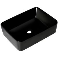 Раковина-чаша Gappo 48 GT403-8 Черная матовая — фото 1, Раковины накладные