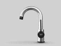 Смеситель для раковины GPD Gildo MTL165-K-S Хром Черный — фото 3, Смесители