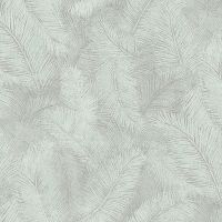 Обои Grandeco Happy R132132 Винил на флизелине (1,06*10,05) Бирюзовый/Зеленый, Перья — фото 1, Обои для стен