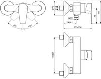 Смеситель для душа Vidima Dream BA405AA Хром — фото 3, Смеситель для душа