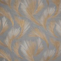 Обои Fipar Platino R 23701 Винил на флизелине (1,06*10,05) Серый/Золото, Абстракция/Перья — фото 1, Обои для стен