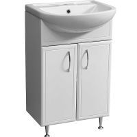 Тумба под раковину Stella Polar Концепт 50 SP-00000039 Белая — фото 1, Тумбы под раковину