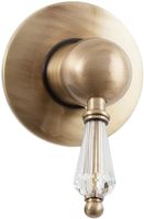 Смеситель для душа Cezares Vintage VINTAGE-DIM прозрачная ручка Бронза — фото 1, Смеситель для душа