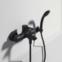 Товар: Смеситель для ванны Ideal Standard Ceraline BC199XG Черный шелк - фото 6 Смеситель для ванны Ideal Standard Ceraline BC199XG Черный шелк — фото 6, Смесители