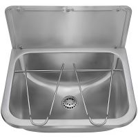 Раковина Nofer 46 13048.S Сатин — фото 1, Раковины подвесные