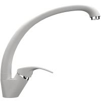 Смеситель для кухни Ulgran Classic U-007-341 Ультра-белый — фото 1, Смесители