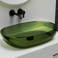 Товар: Раковина-чаша Abber Kristall 60 AT2805Emerald Зеленая - фото 2 Раковина-чаша Abber Kristall 60 AT2805Emerald Зеленая — фото 2, Раковины накладные