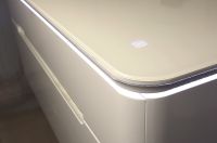 Тумба под раковину Jorno Shine 90 Shi.01.90/P/W подвесная Белый глянец — фото 14, Тумбы под раковину