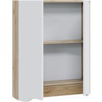 Товар: Подвесной шкаф СанТа Сатурн 60 700373 Белый Дуб австрийский - фото 2 Подвесной шкаф СанТа Сатурн 60 700373 Белый Дуб австрийский — фото 2, Мебель для ванной