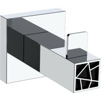 Крючок CeramaLux Venezia 88601-1 Хром — фото 1, Крючки для полотенец