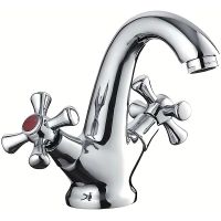 Смеситель для раковины Frap H732 F10732-B Хром — фото 1, Смесители для раковины