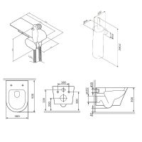 Товар: Унитаз AM.PM Sense FlashClean CK74H0403W подвесной с гигиеническим душем и ершиком с сиденьем Микролифт - фото 36 Унитаз AM.PM Sense FlashClean CK74H0403W подвесной с гигиеническим душем и ершиком с сиденьем Микролифт — фото 36, Подвесные унитазы