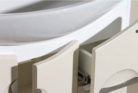 Тумба под раковину Bellezza Лагуна 65 4632110090075 1 ящик Бежевая — фото 2, Мебель для ванной