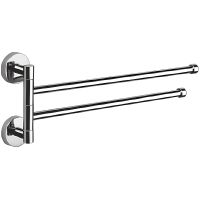 Полотенцедержатель Haiba HB112 поворотный Хром — фото 1, Полотенцедержатели