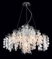 Товар: Люстра Crystal Lux Tenerife SP9 Silver Прозрачная Белая Серебро - фото 3 Люстра Crystal Lux Tenerife SP9 Silver Прозрачная Белая Серебро — фото 3, Люстры