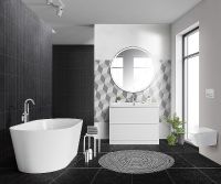 Тумба под раковину BelBagno 100 ALBANO-1000-2C-PIA-BL Bianco Lucido — фото 12, Тумбы под раковину