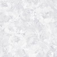 Обои Prima Italiana Arte Bella 80324 Винил на флизелине (1,06*10) Серый/Голубой, Абстракция/Цветы — фото 1, Обои для стен