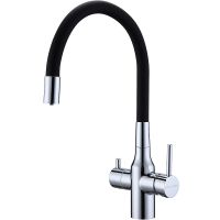 Смеситель для кухни Paulmark Salix Sa213419-CR Хром — фото 1, Смесители для кухни