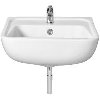 Товар: Раковина Santek Лонги 45 1WH501753 Белая - фото 6 Раковина Santek Лонги 45 1WH501753 Белая — фото 6, Раковины напольные