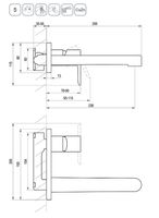 Смеситель для раковины Ravak Puri PU 019.20 X070184 Черный матовый — фото 4, Смесители для раковины
