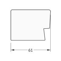 Зеркало Evoform Exclusive 151х61 с фацетом в багетной раме - Алюминий 61 мм арт-BY 1189 — фото 5, Зеркала в ванную комнату