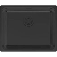 Кухонная мойка Paulmark Yuni 54 Uni YU54-MBN Черная матовая — фото 1, Кухонные мойки