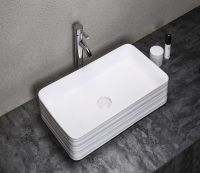 Раковина-чаша CeramaLux 65 W1531 (D1408) Белая — фото 3, Раковины накладные