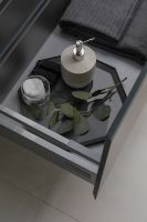 Тумба под раковину Allen Brau Infinity 85 1.21002.AM подвесная Антрацит матовый — фото 17, Тумбы под раковину