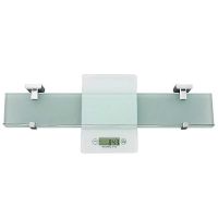 Стеклянная полка Gappo G38 G3807 Хром — фото 5, Полки для ванной и душа