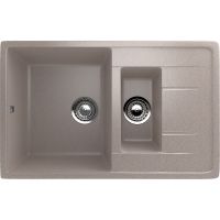 Кухонная мойка Ulgran Classic U-205-302 Песочная — фото 1, Кухонные мойки