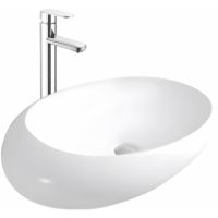 Раковина-чаша Sintesi 49 SIN-LVB-APP-406 Белая — фото 1, Раковины накладные