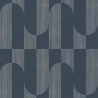 Обои Grandeco Asperia A 55703 Винил на флизелине (0,53*10,05) Синий/Серебряный, Геометрия — фото 1, Обои для стен