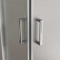 Душевой уголок Vincea City 100x90 профиль Хром стекло текстурное арт-VSS-5CT9010MT — фото 3, Прямоугольные душевые уголки
