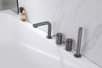 Смеситель на борт ванны Abber Emotion AF8813NG Никель — фото 2, Смесители