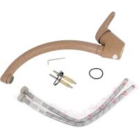 Смеситель для кухни Kaiser County 55244-7 Коричневый мрамор — фото 6, Смесители