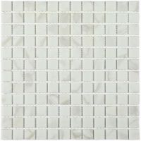 Мозаика Bonaparte Стеклянная Mia white matt 30х30 см — фото 1, Мозаика