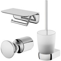 Набор аксессуаров для ванной AM.PM Sensation AK30T0203W Хром — фото 1, Наборы аксессуаров для ванной комнаты