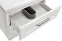 Тумба под раковину ASB-Woodline Венеция 70 11955 подвесная Белая с патиной Серебро — фото 5, Мебель для ванной