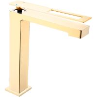 Товар: Смеситель для раковины Boheme Q 142-GG Золото - фото 2 Смеситель для раковины Boheme Q 142-GG Золото — фото 2, Смесители