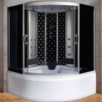 Душевой бокс River Temza 150x150 ТН 10000000742 с поддоном — фото 1, Душевые боксы