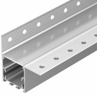 Профиль алюминиевый Arlight Linia 027159 встраиваемый для ГКЛ Серебристый — фото 1, Профили для светодиодных лент