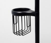 Напольная стойка WasserKRAFT Abens Черная глянцевая арт-K-1264B — фото 5, Стойки - набор держателей