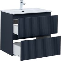 Тумба под раковину Aquanet Джейн 70 335428 подвесная Маренго — фото 5, Тумбы под раковину