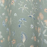 Обои Andrea Rossi Cheradi 54394-4 Винил на флизелине (1,06*10,05) Бирюзовый/Разноцветный, Цветы — фото 2, Обои для стен