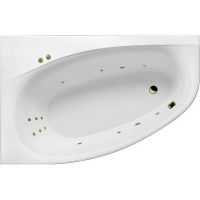 Акриловая ванна Excellent Kameleon 170x110 L WAEX.KML17.LINE.BR с гидромассажем — фото 1, Ванны