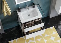 Товар: Тумба под раковину Roca Domi 60 A857458806 подвесная Белый глянец - фото 23 Тумба под раковину Roca Domi 60 A857458806 подвесная Белый глянец — фото 23, Мебель для ванной