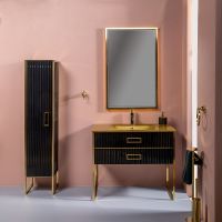 Товар: Тумба под раковину Boheme Armadi Art Monaco 100 866-100-BG Черный глянец Золото - фото 3 Тумба под раковину Boheme Armadi Art Monaco 100 866-100-BG Черный глянец Золото — фото 3, Мебель для ванной
