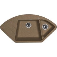 Кухонная мойка Florentina Веста-1005 20.285.E1005.105 Коричневая — фото 1, Кухонные мойки