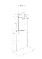 Товар: Зеркальный шкаф Aquaton Верди PRO 50 1A195802VDAV0 с подсветкой Белый Ясень фабрик - фото 5 Зеркальный шкаф Aquaton Верди PRO 50 1A195802VDAV0 с подсветкой Белый Ясень фабрик — фото 5, Зеркальные шкафы в ванную
