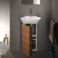 Товар: Тумба под раковину Laufen Ino 30 L 4.2530.1.030.171.1 подвесная Темный орех - фото 3 Тумба под раковину Laufen Ino 30 L 4.2530.1.030.171.1 подвесная Темный орех — фото 3, Мебель для ванной